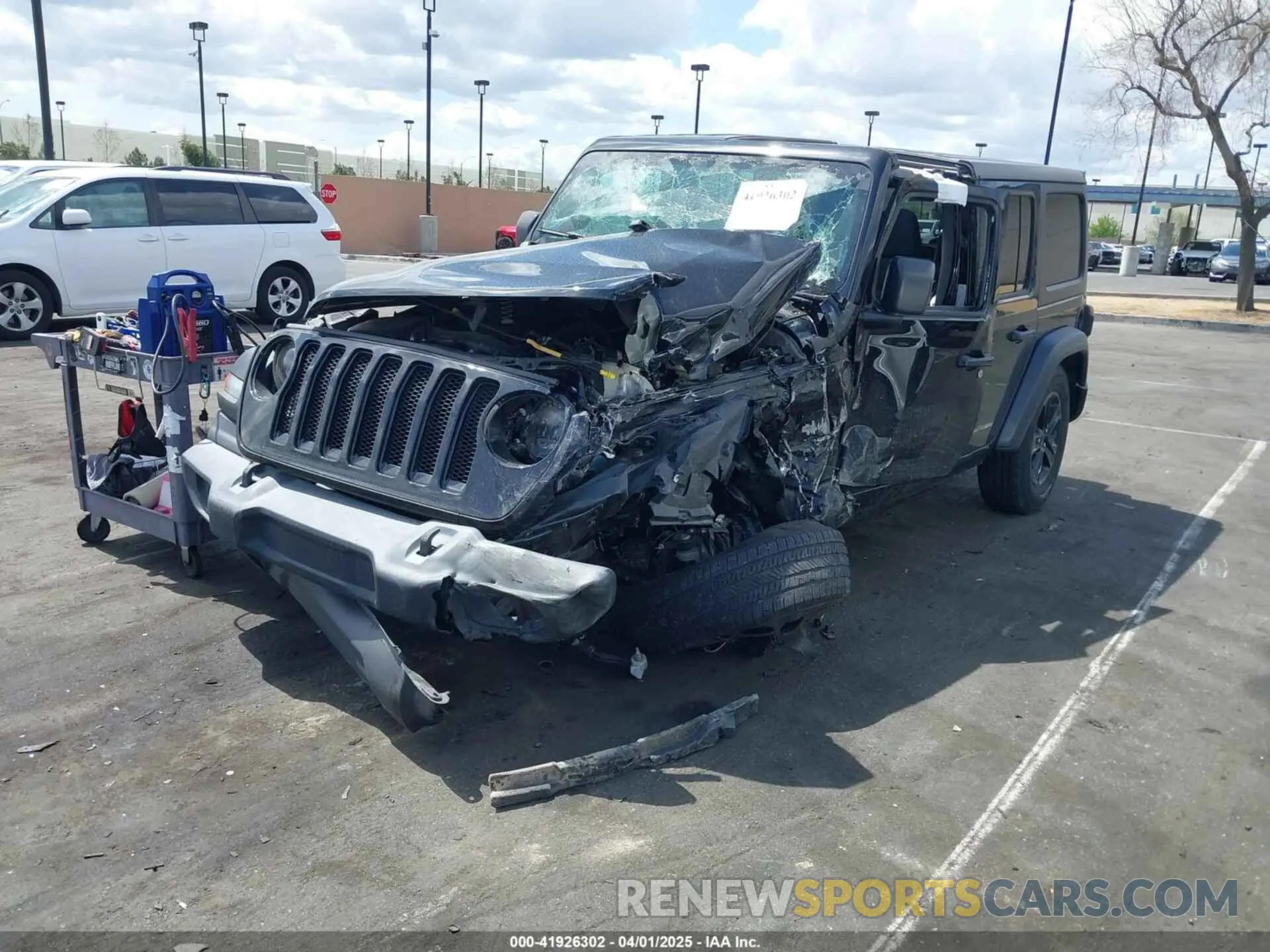 2 Photograph of a damaged car 1C4HJXDN5PW634233 JEEP WRANGLER 2023