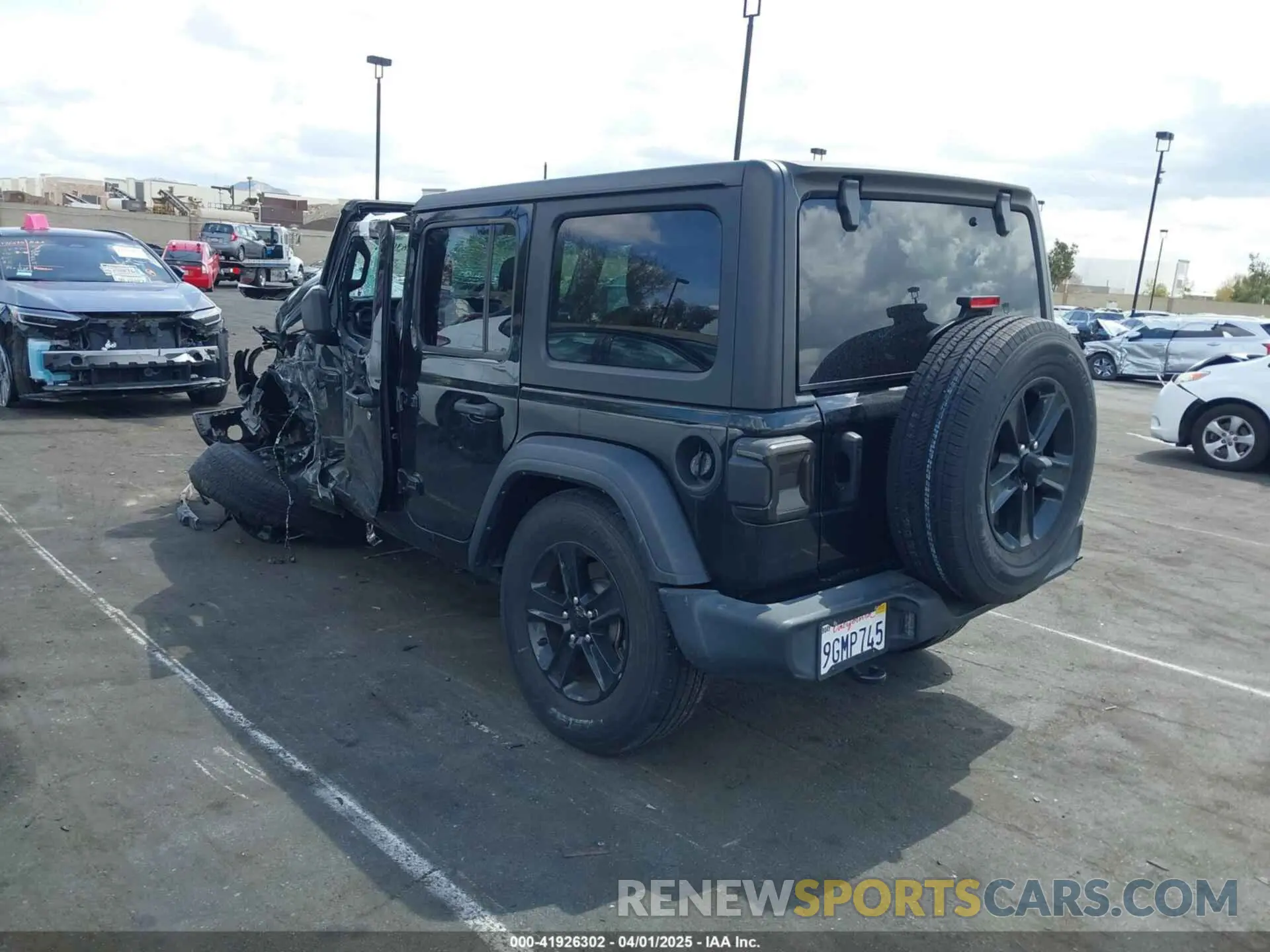 3 Photograph of a damaged car 1C4HJXDN5PW634233 JEEP WRANGLER 2023