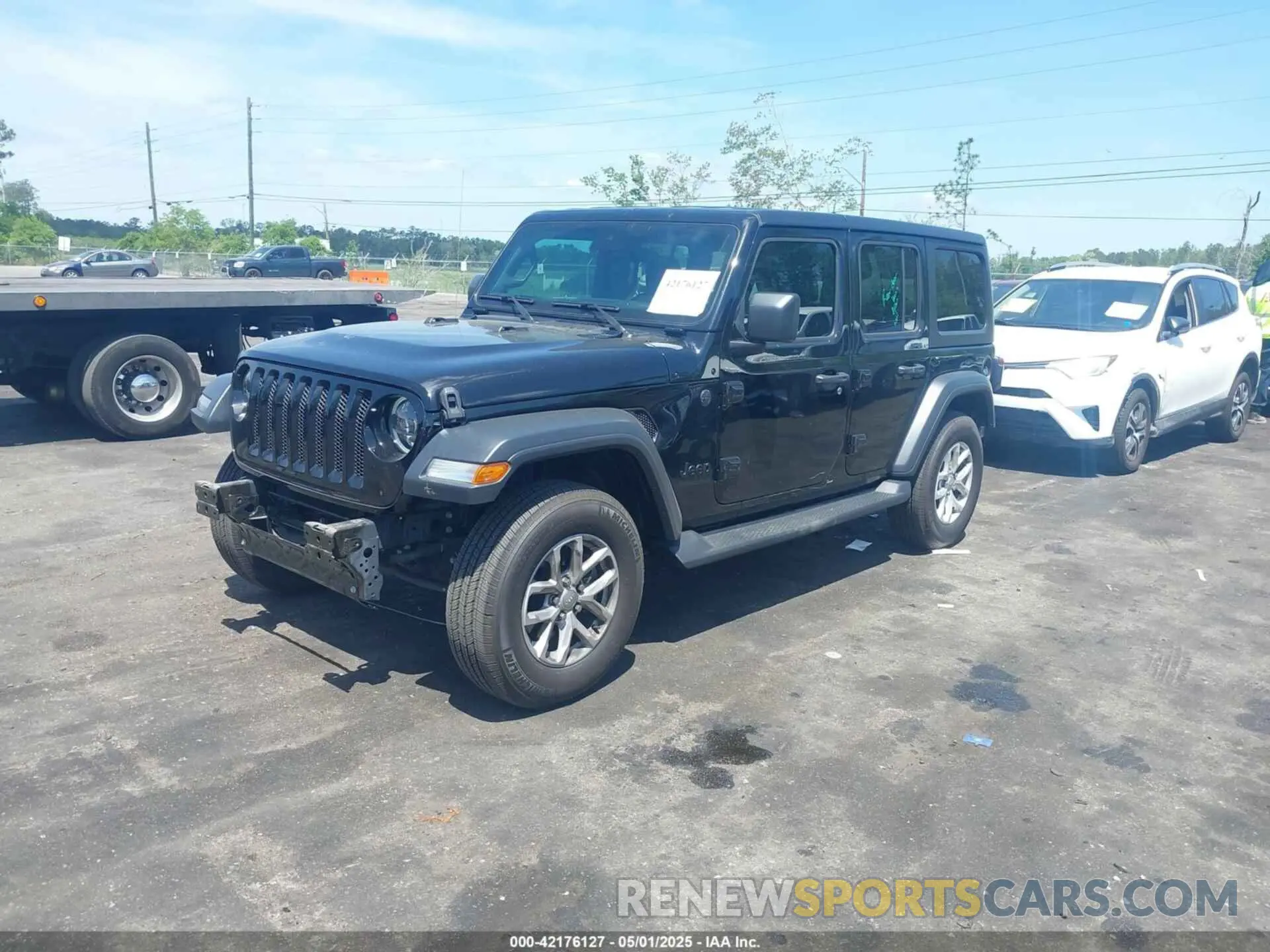 2 Фотография поврежденного автомобиля 1C4HJXDN5PW671167 JEEP WRANGLER 2023