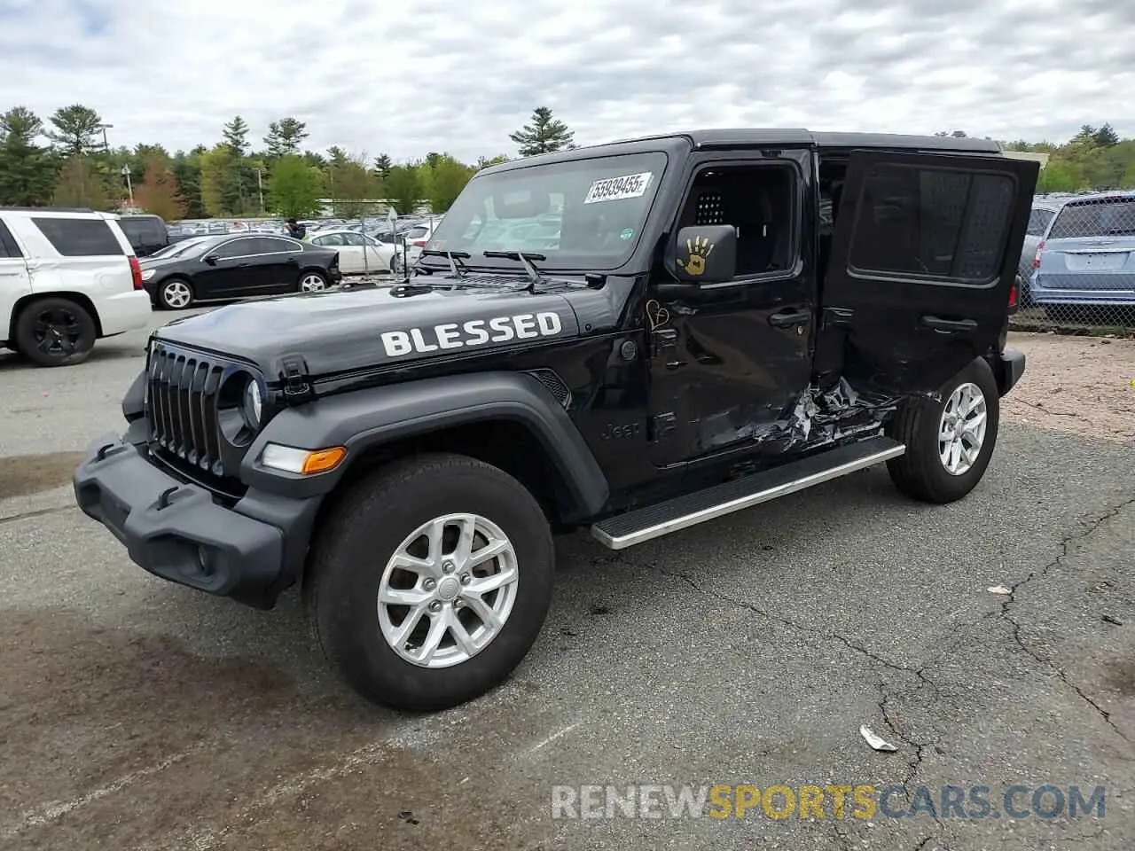 1 Photograph of a damaged car 1C4HJXDN6PW618252 JEEP WRANGLER 2023