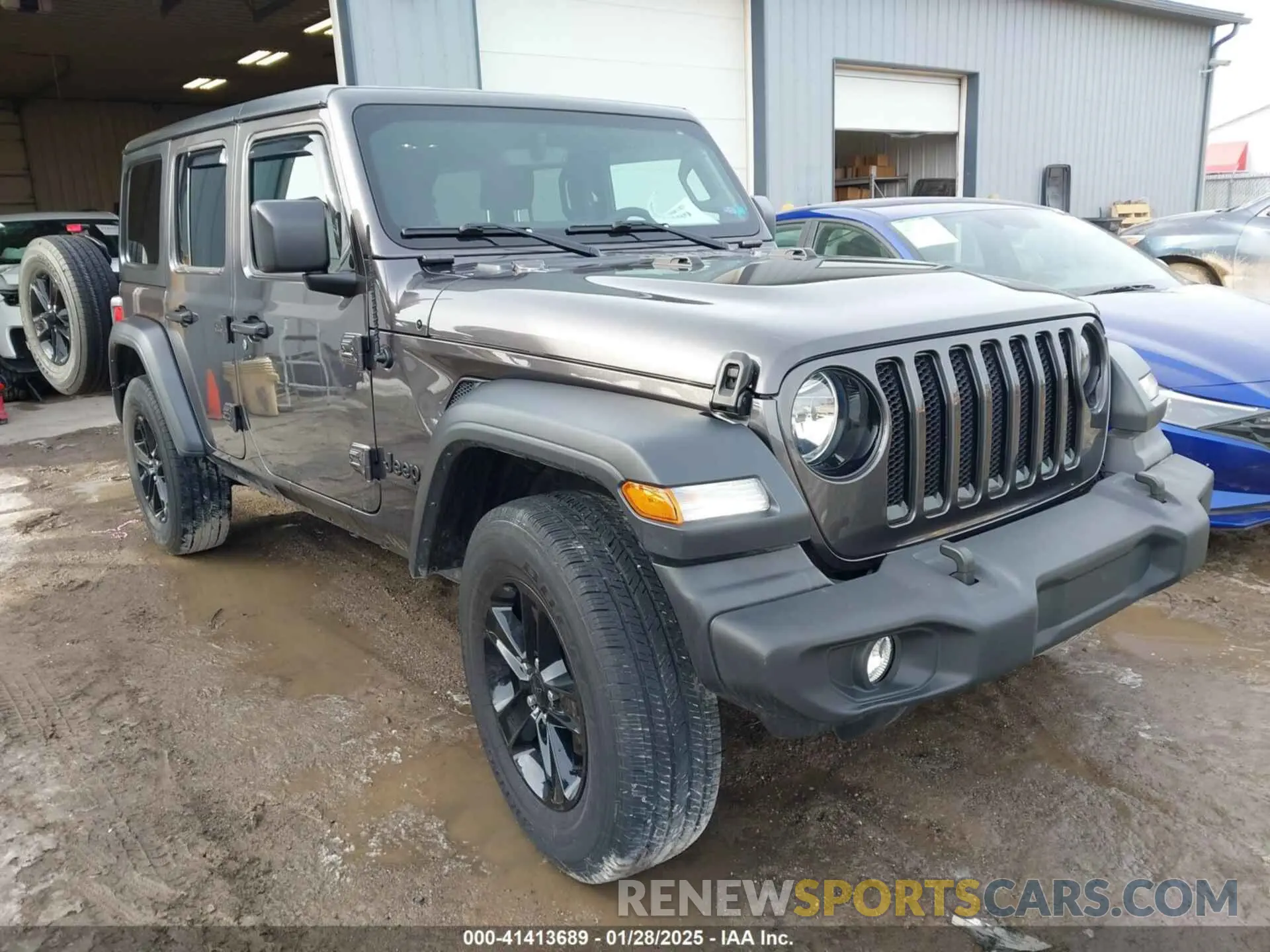 1 Photograph of a damaged car 1C4HJXDN6PW653924 JEEP WRANGLER 2023