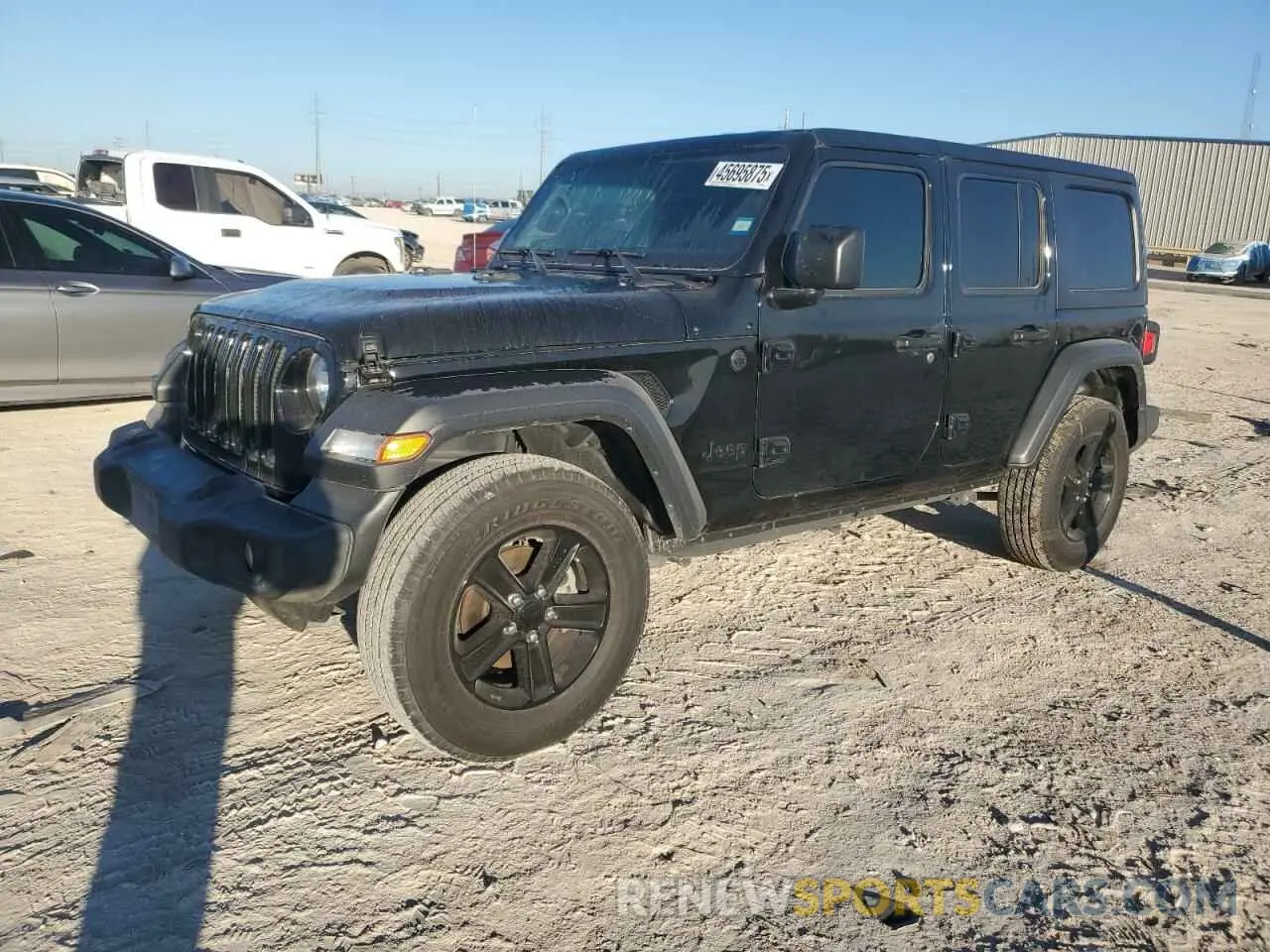 1 Photograph of a damaged car 1C4HJXDN6PW674398 JEEP WRANGLER 2023