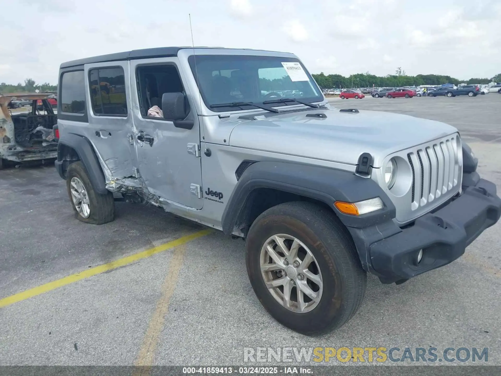 1 Фотография поврежденного автомобиля 1C4HJXDNXPW702199 JEEP WRANGLER 2023