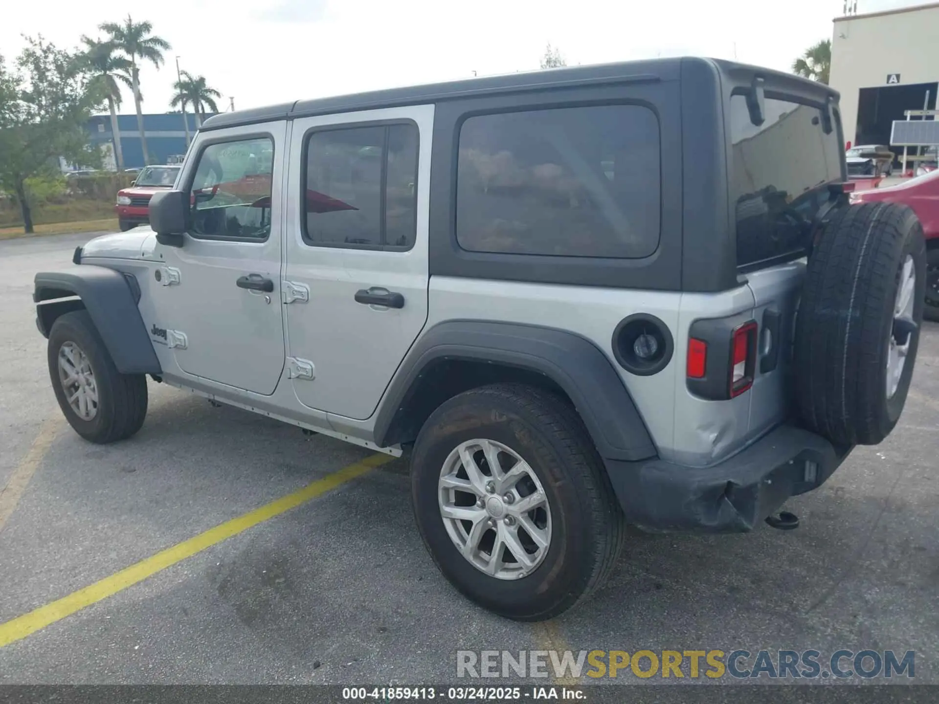 3 Фотография поврежденного автомобиля 1C4HJXDNXPW702199 JEEP WRANGLER 2023