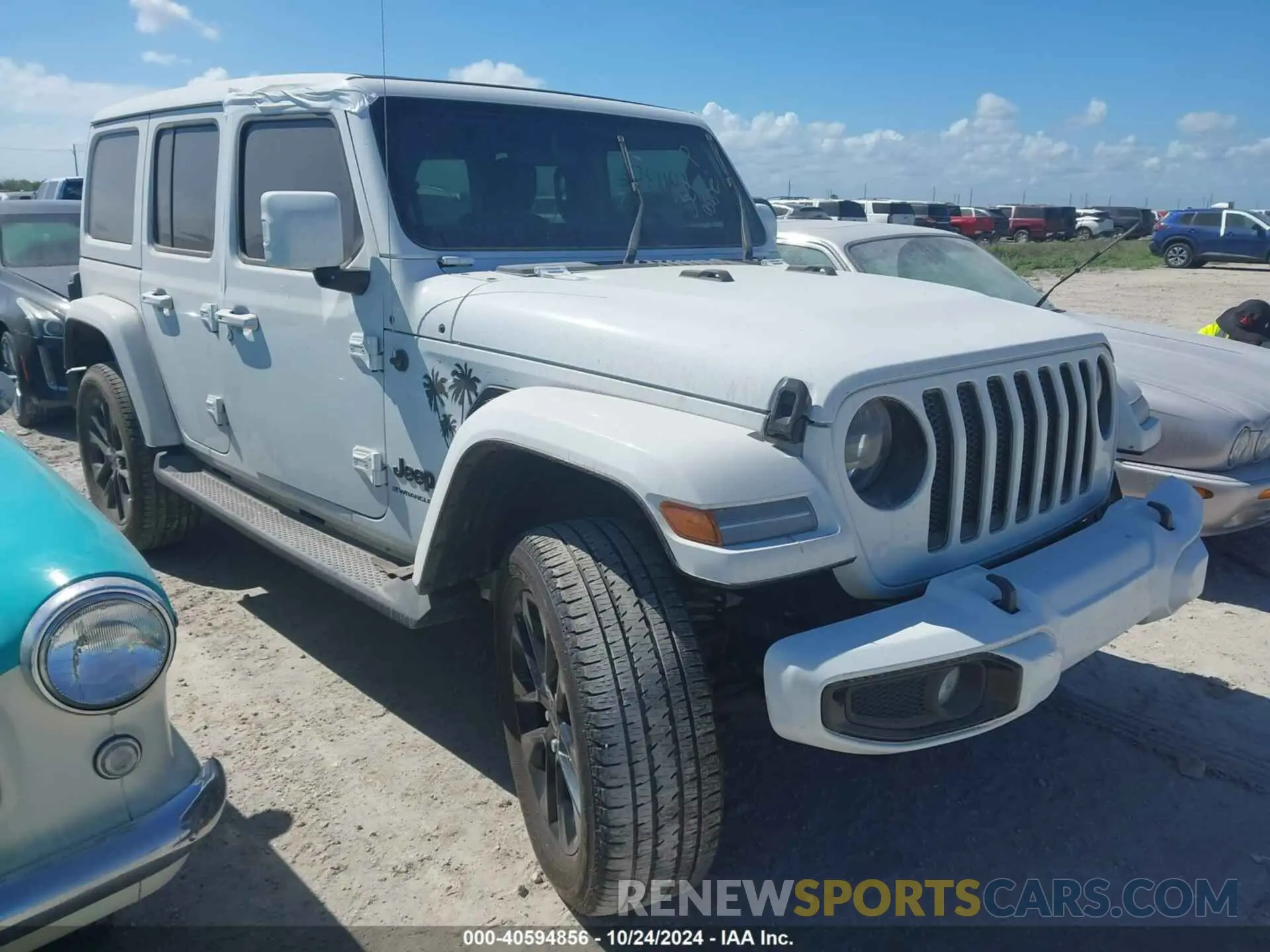 1 Photograph of a damaged car 1C4HJXEG1PW510184 JEEP WRANGLER 2023