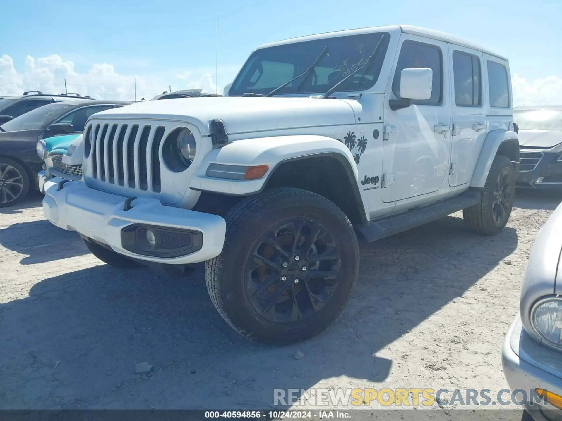 2 Photograph of a damaged car 1C4HJXEG1PW510184 JEEP WRANGLER 2023