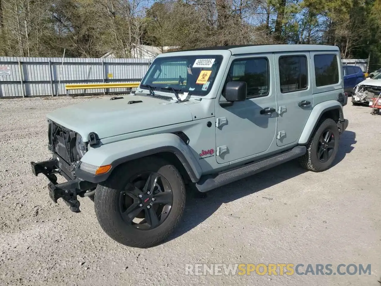 1 Photograph of a damaged car 1C4HJXEG6PW666964 JEEP WRANGLER 2023