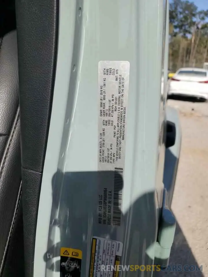 13 Photograph of a damaged car 1C4HJXEG6PW666964 JEEP WRANGLER 2023