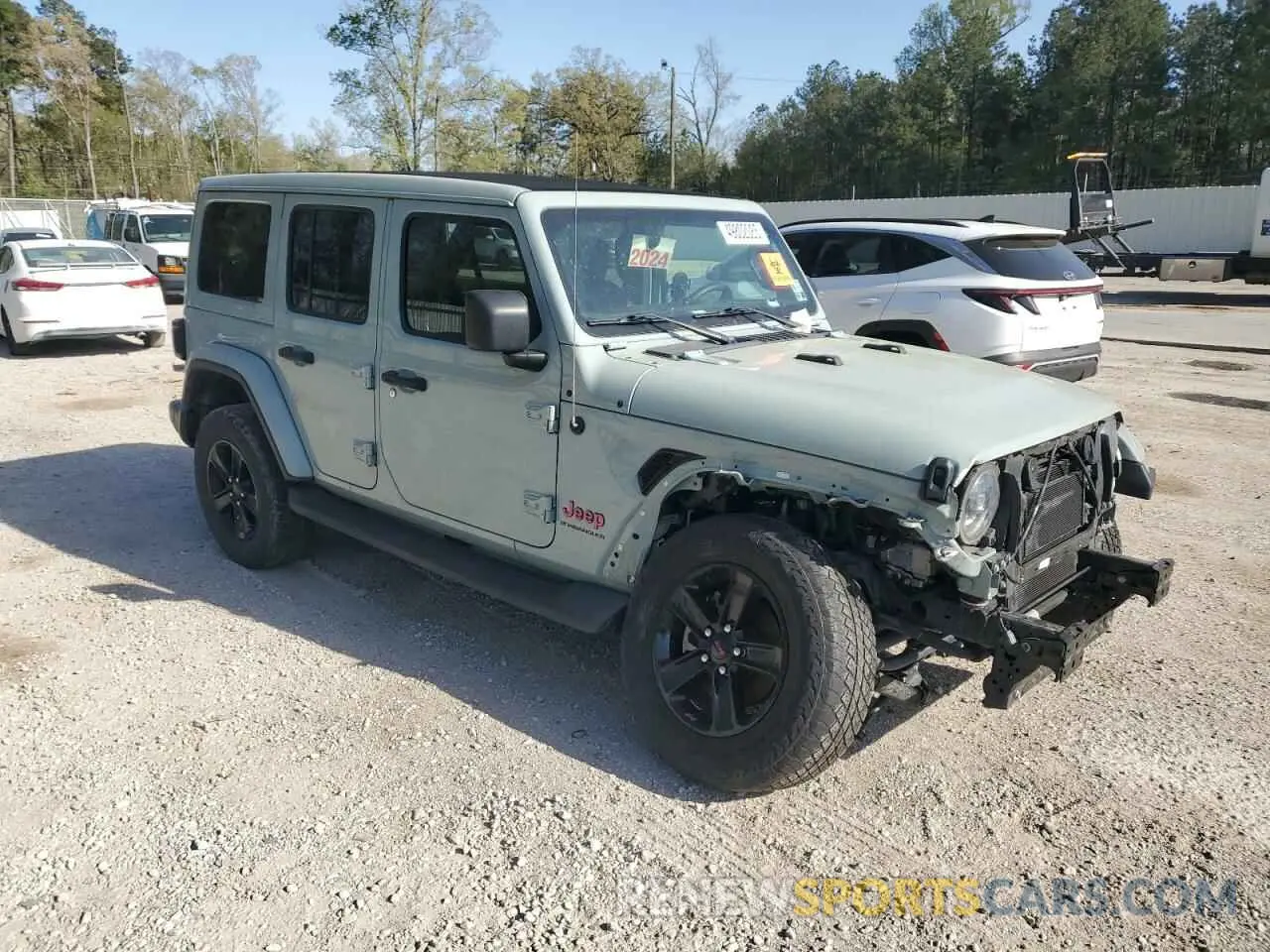 4 Photograph of a damaged car 1C4HJXEG6PW666964 JEEP WRANGLER 2023