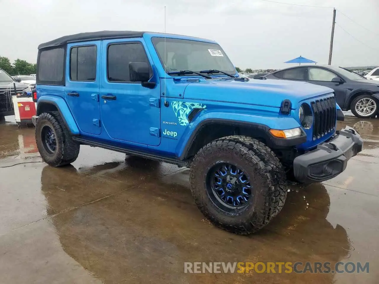 4 Фотография поврежденного автомобиля 1C4HJXEG7PW590252 JEEP WRANGLER 2023
