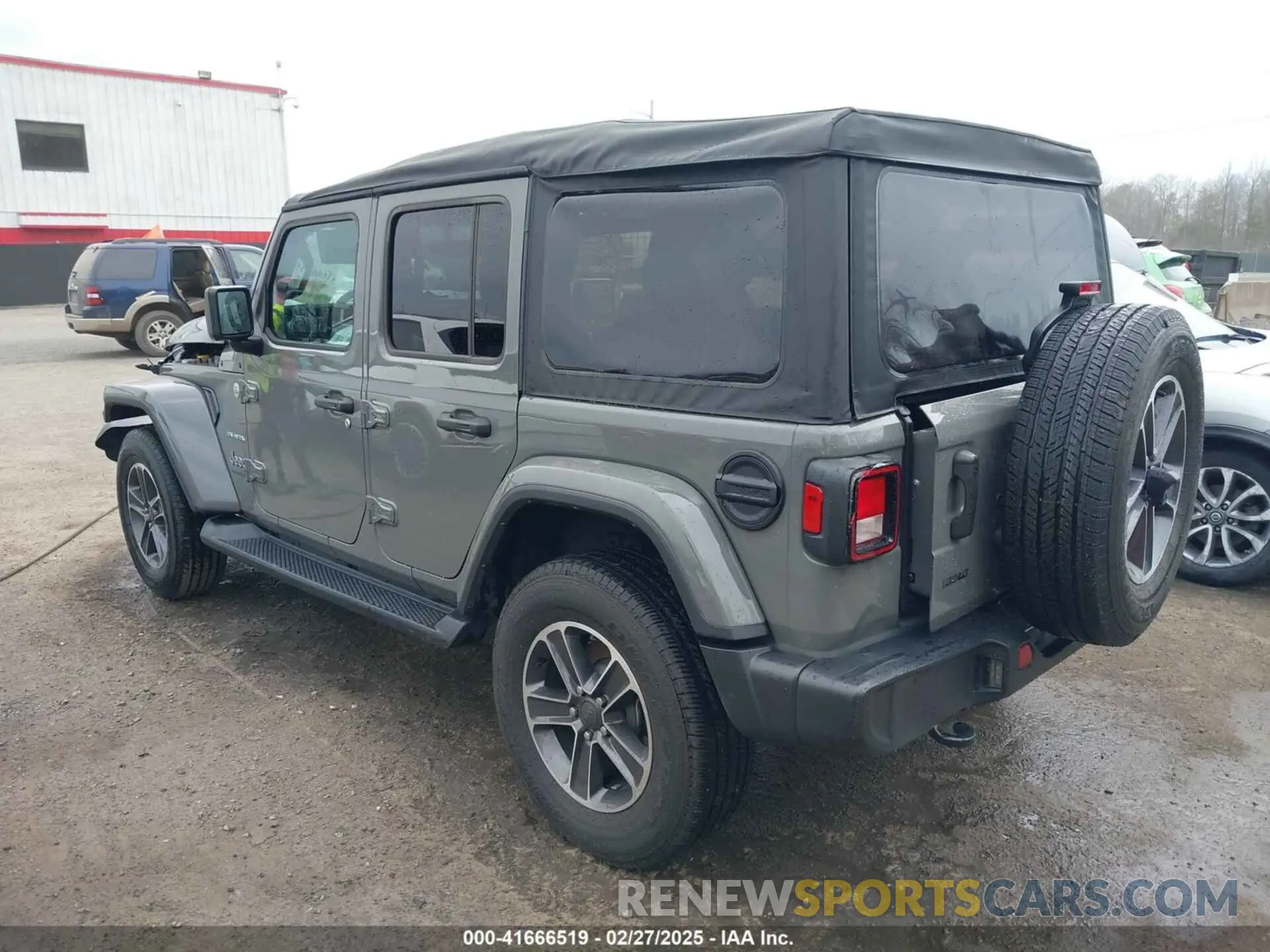 3 Фотография поврежденного автомобиля 1C4HJXEG7PW667976 JEEP WRANGLER 2023