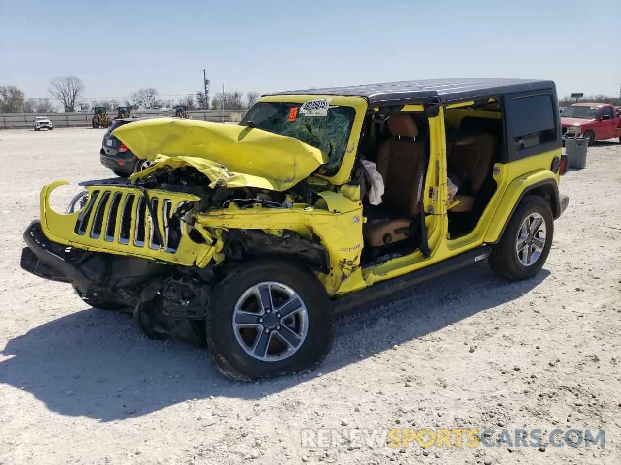 1 Photograph of a damaged car 1C4HJXEM1PW574571 JEEP WRANGLER 2023