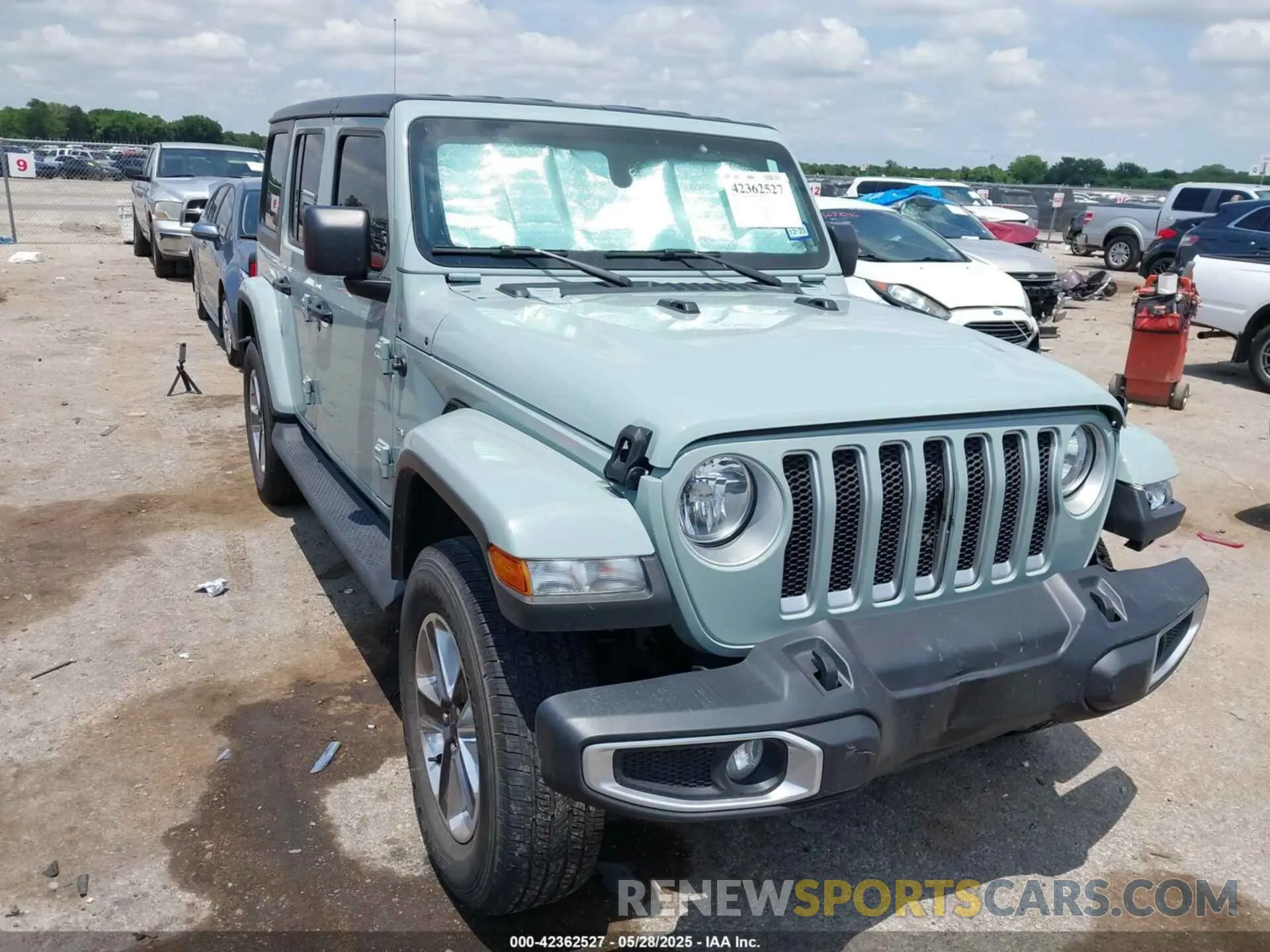 1 Photograph of a damaged car 1C4HJXEN2PW601172 JEEP WRANGLER 2023