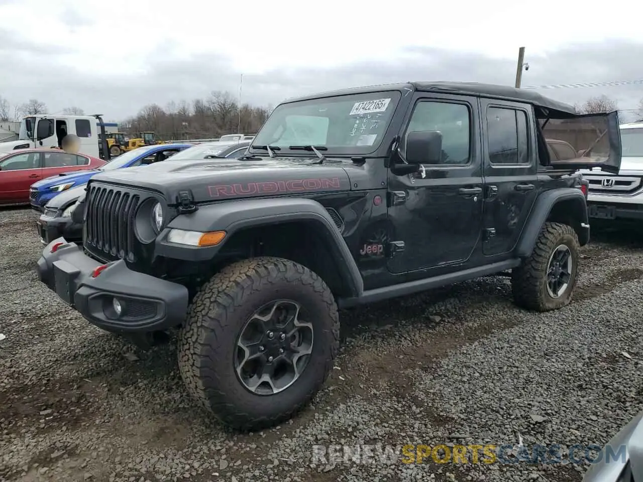1 Photograph of a damaged car 1C4HJXFG8PW653101 JEEP WRANGLER 2023