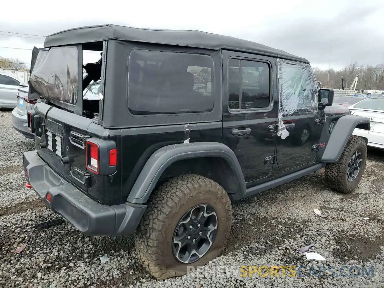 3 Photograph of a damaged car 1C4HJXFG8PW653101 JEEP WRANGLER 2023