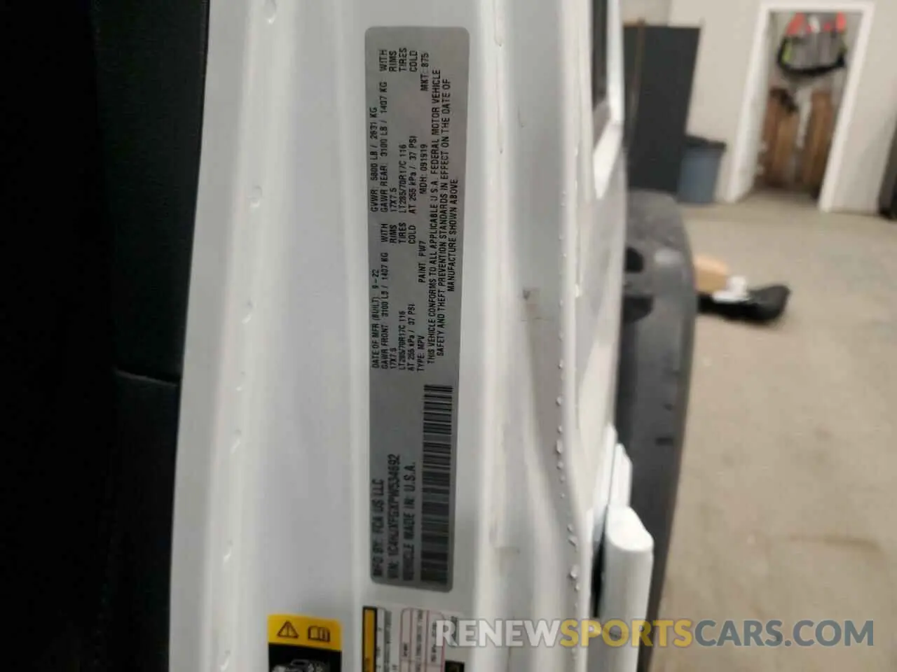15 Фотография поврежденного автомобиля 1C4HJXFGXPW534692 JEEP WRANGLER 2023