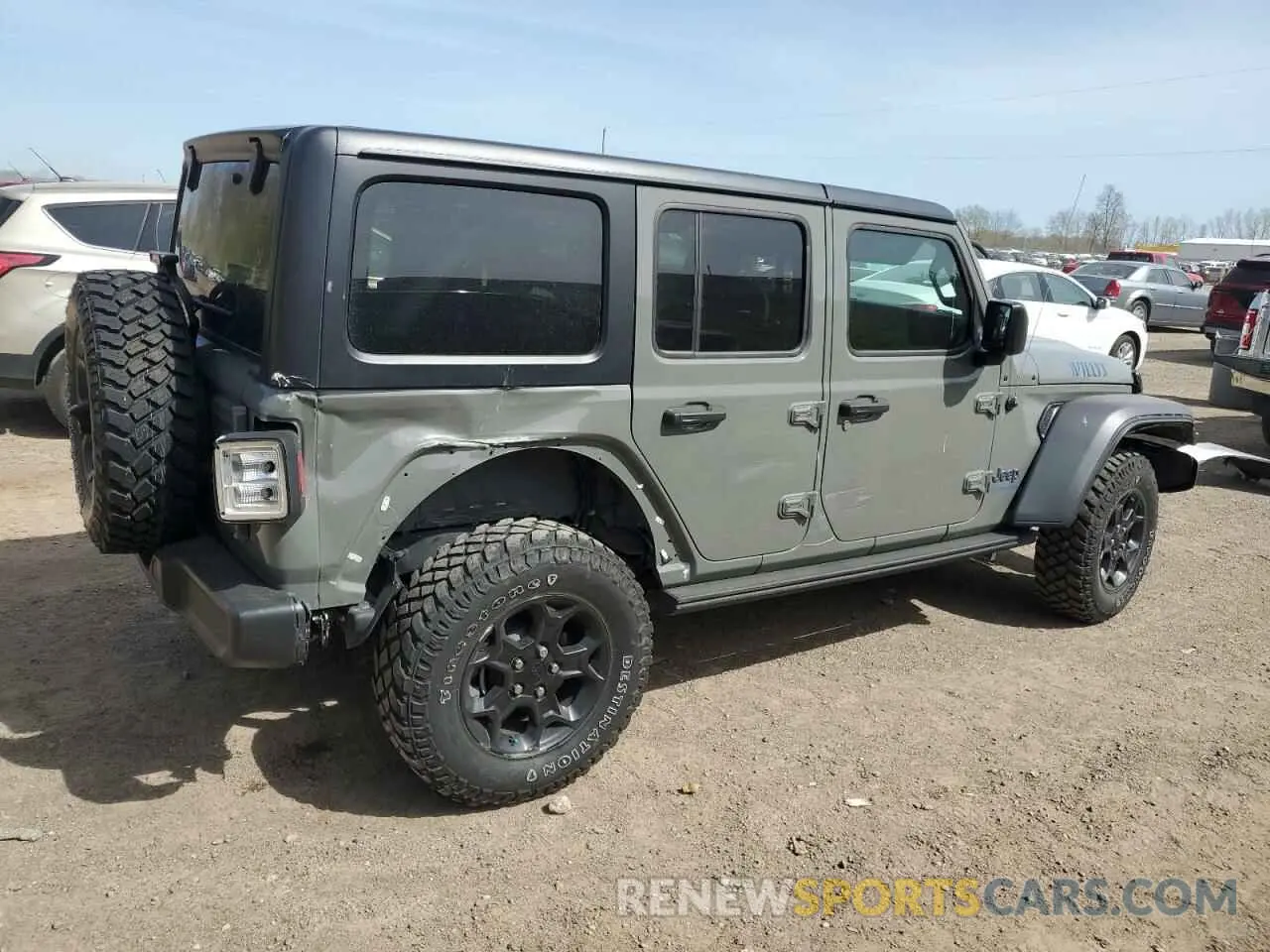 3 Photograph of a damaged car 1C4JJXN61PW623013 JEEP WRANGLER 2023