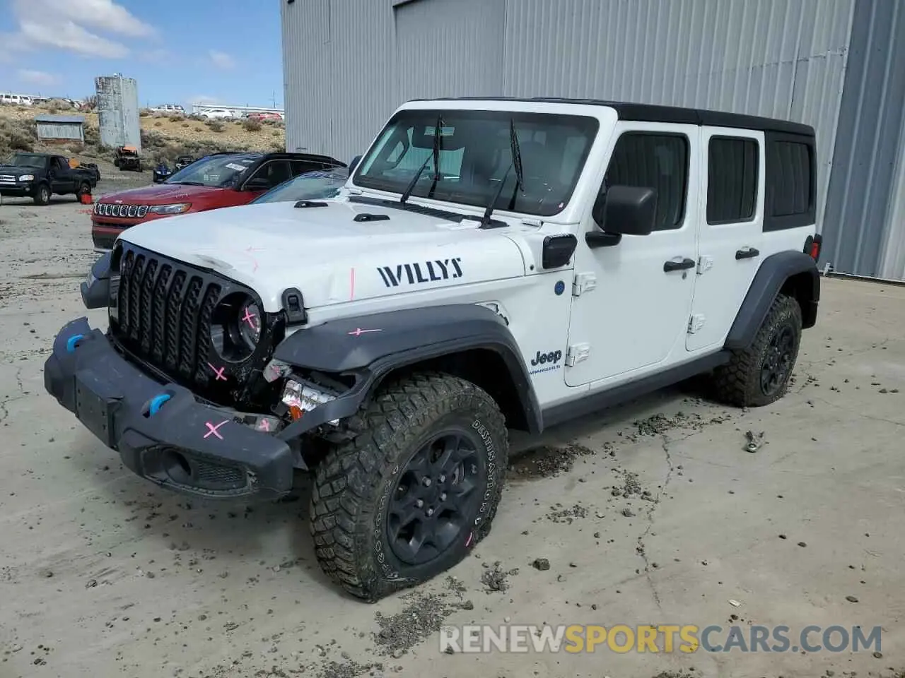 1 Photograph of a damaged car 1C4JJXN63PW642727 JEEP WRANGLER 2023