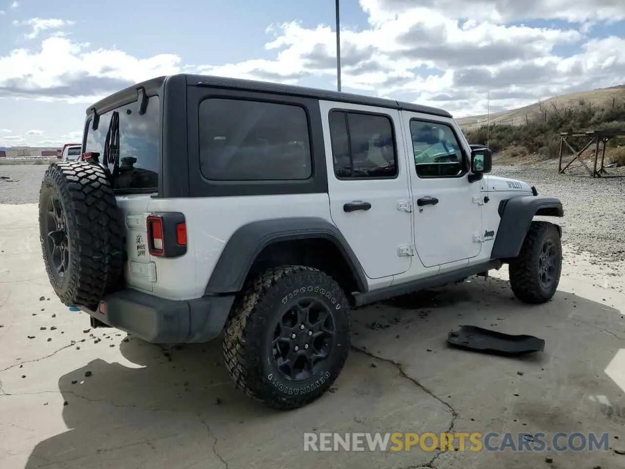 3 Photograph of a damaged car 1C4JJXN63PW642727 JEEP WRANGLER 2023