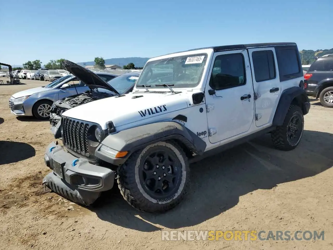 1 Photograph of a damaged car 1C4JJXN65PW651137 JEEP WRANGLER 2023