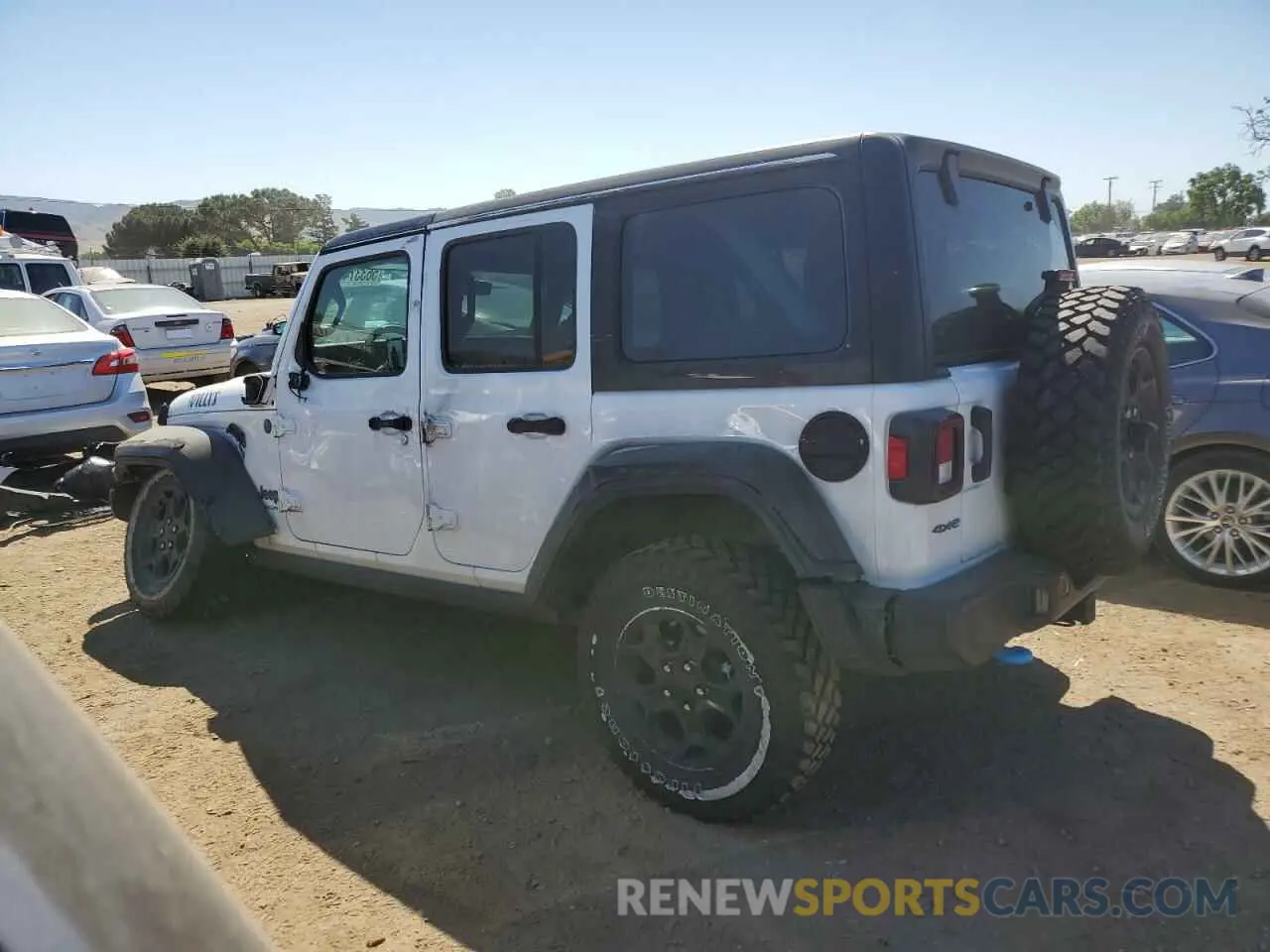 2 Photograph of a damaged car 1C4JJXN65PW651137 JEEP WRANGLER 2023