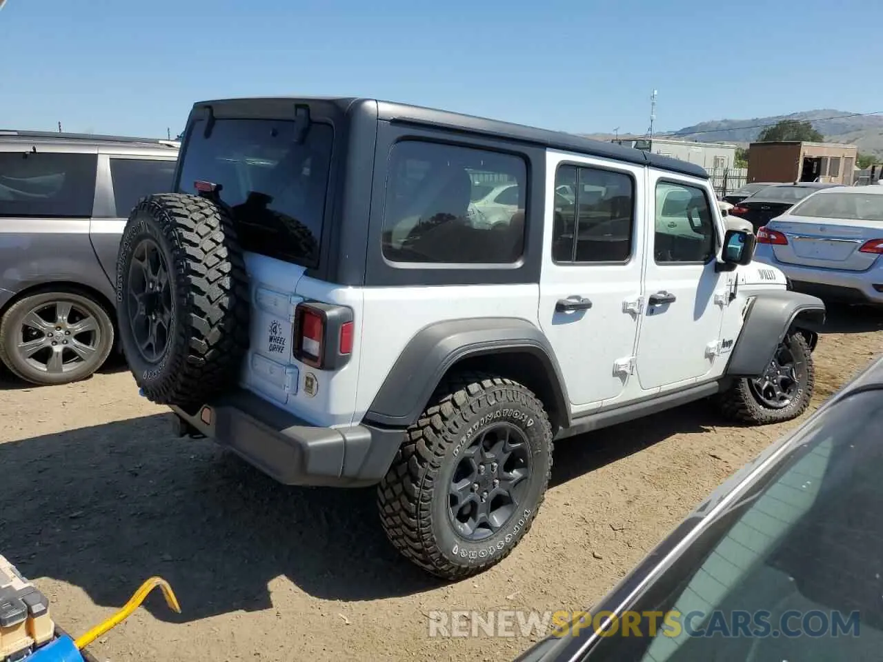 3 Photograph of a damaged car 1C4JJXN65PW651137 JEEP WRANGLER 2023