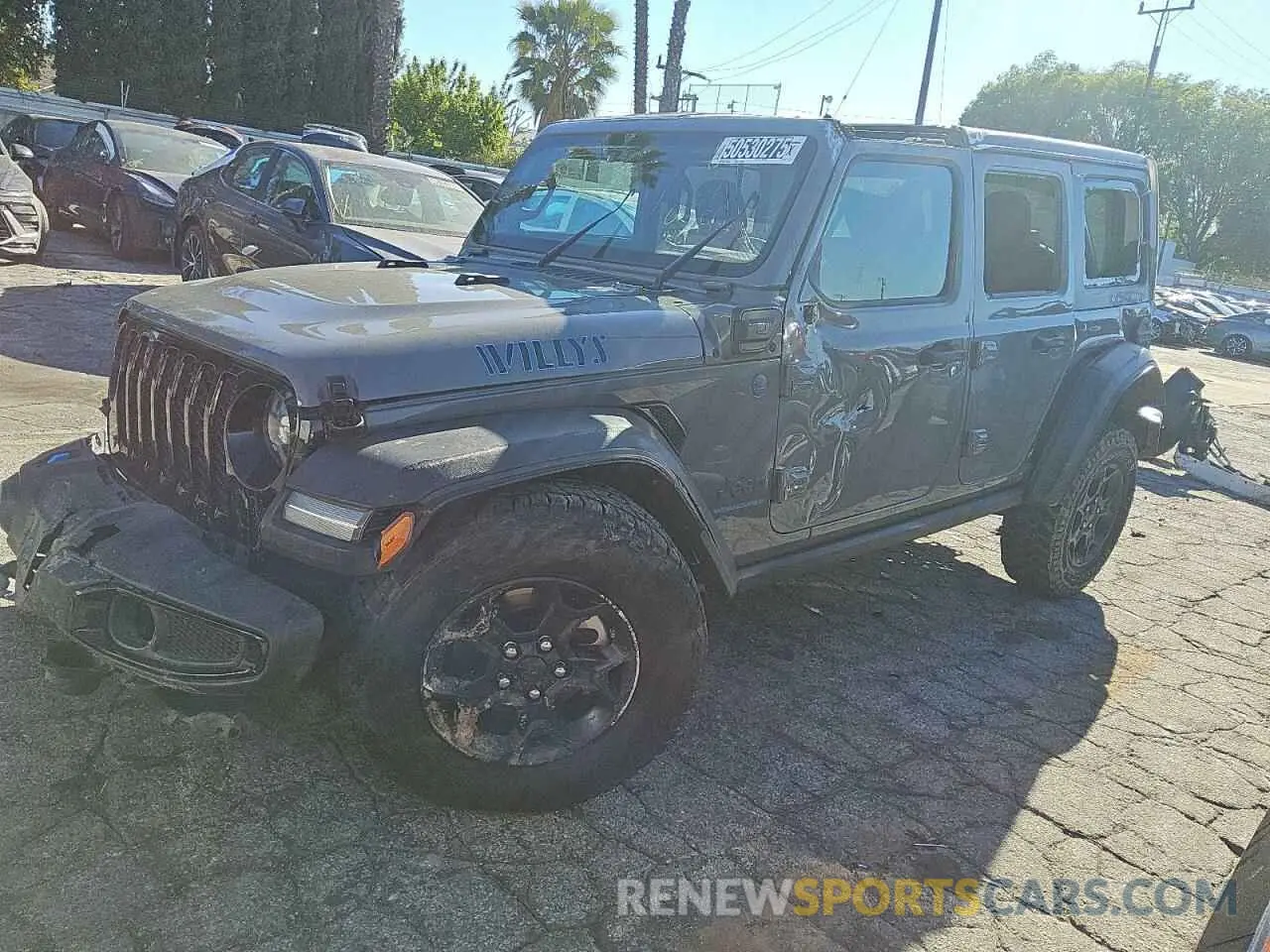 1 Photograph of a damaged car 1C4JJXN66PW642561 JEEP WRANGLER 2023