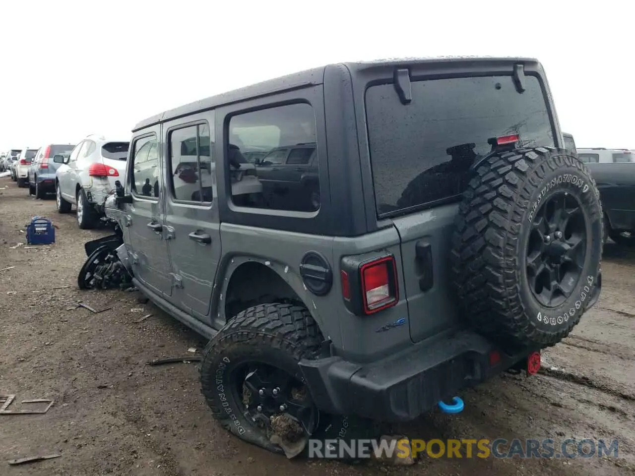2 Photograph of a damaged car 1C4JJXN67PW624554 JEEP WRANGLER 2023