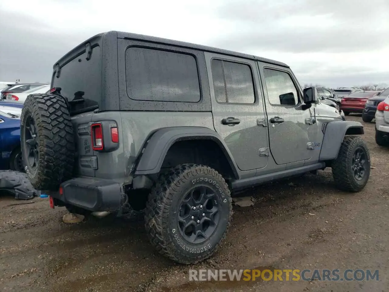 3 Photograph of a damaged car 1C4JJXN67PW624554 JEEP WRANGLER 2023