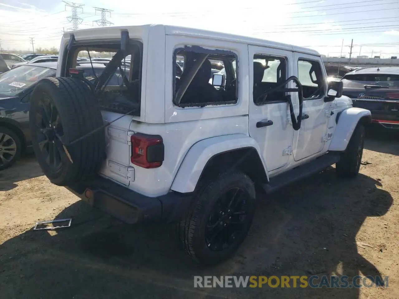 3 Фотография поврежденного автомобиля 1C4JJXP61PW519599 JEEP WRANGLER 2023