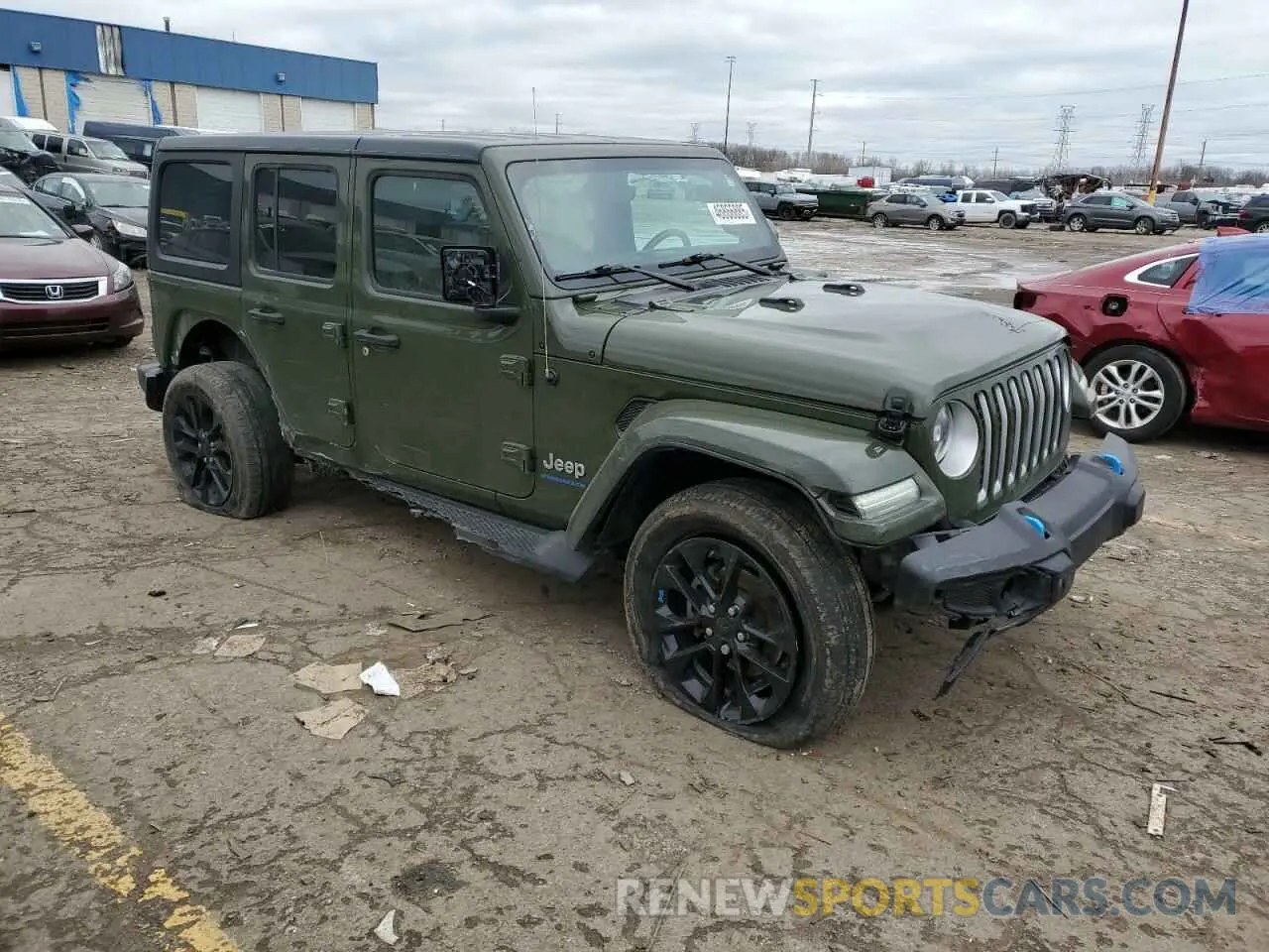 4 Фотография поврежденного автомобиля 1C4JJXP61PW528948 JEEP WRANGLER 2023