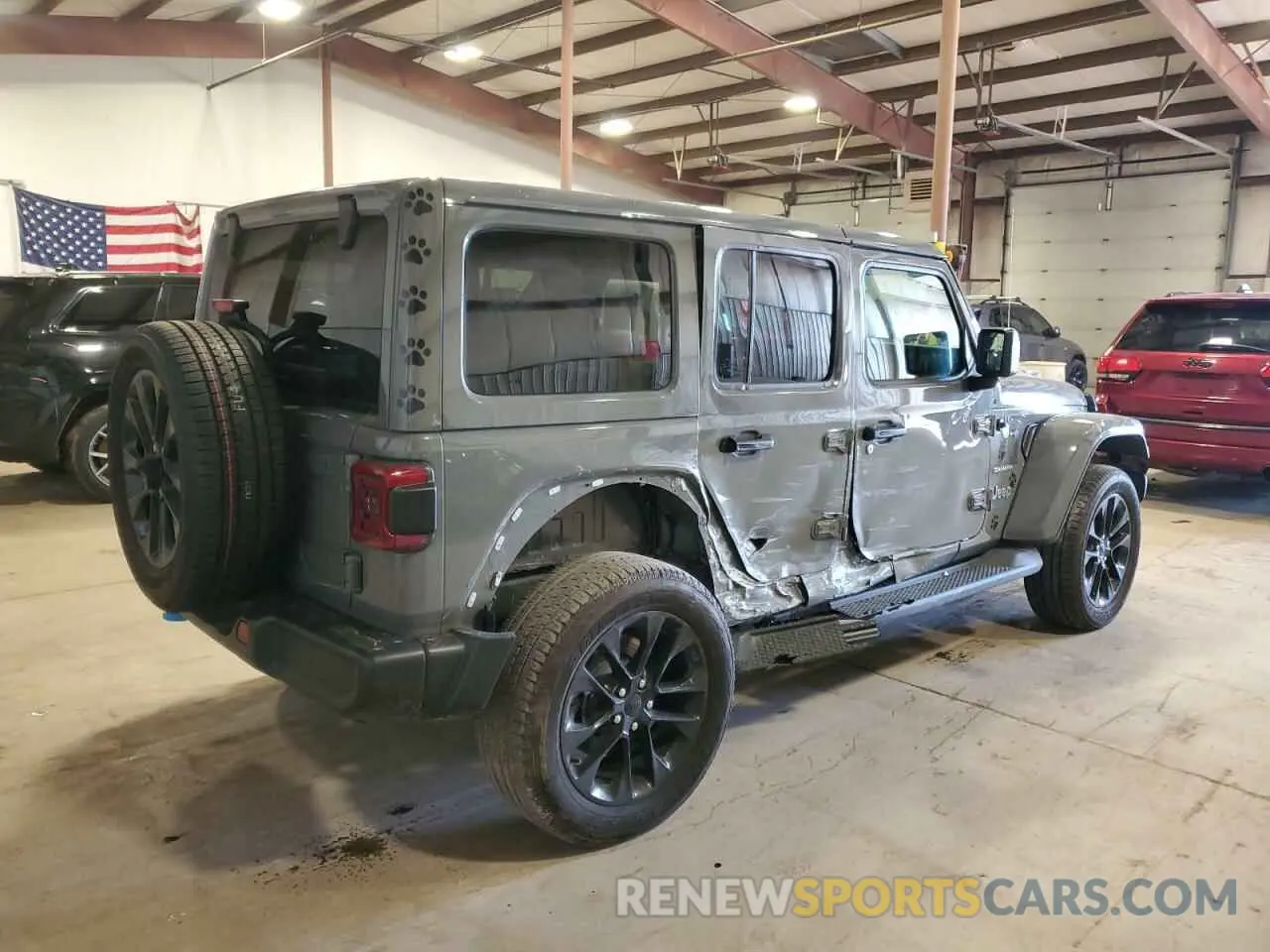 3 Photograph of a damaged car 1C4JJXP65PW651278 JEEP WRANGLER 2023