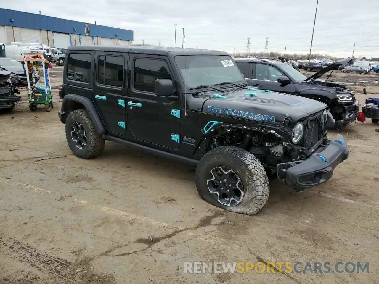 4 Photograph of a damaged car 1C4JJXR63PW566503 JEEP WRANGLER 2023
