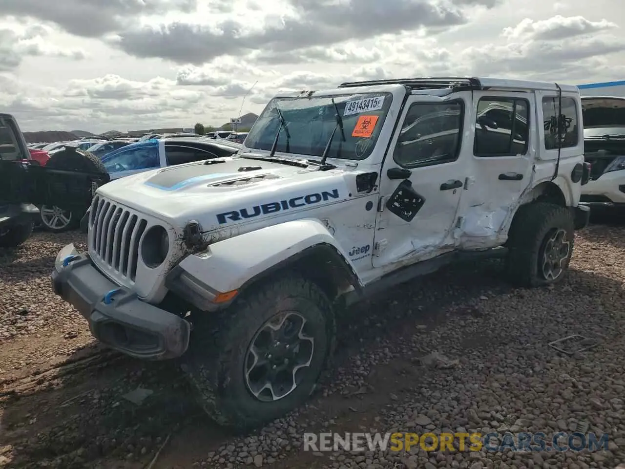 1 Photograph of a damaged car 1C4JJXR67PW516493 JEEP WRANGLER 2023