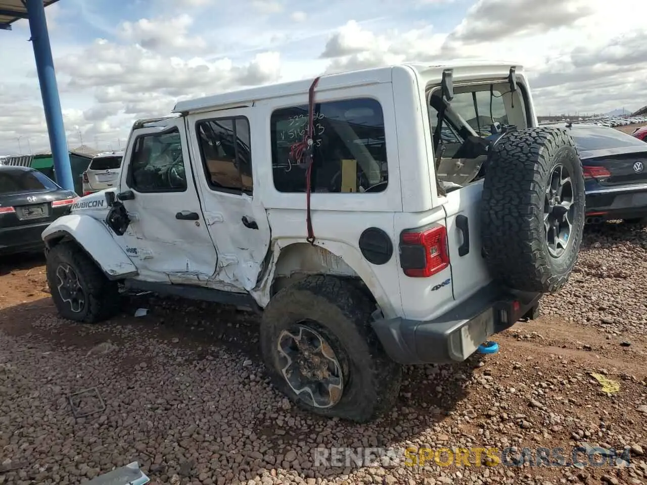 2 Photograph of a damaged car 1C4JJXR67PW516493 JEEP WRANGLER 2023