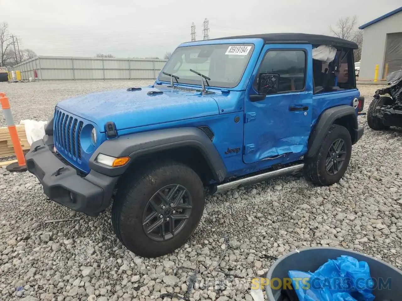 1 Photograph of a damaged car 1C4PJXAN9RW101014 JEEP WRANGLER 2024