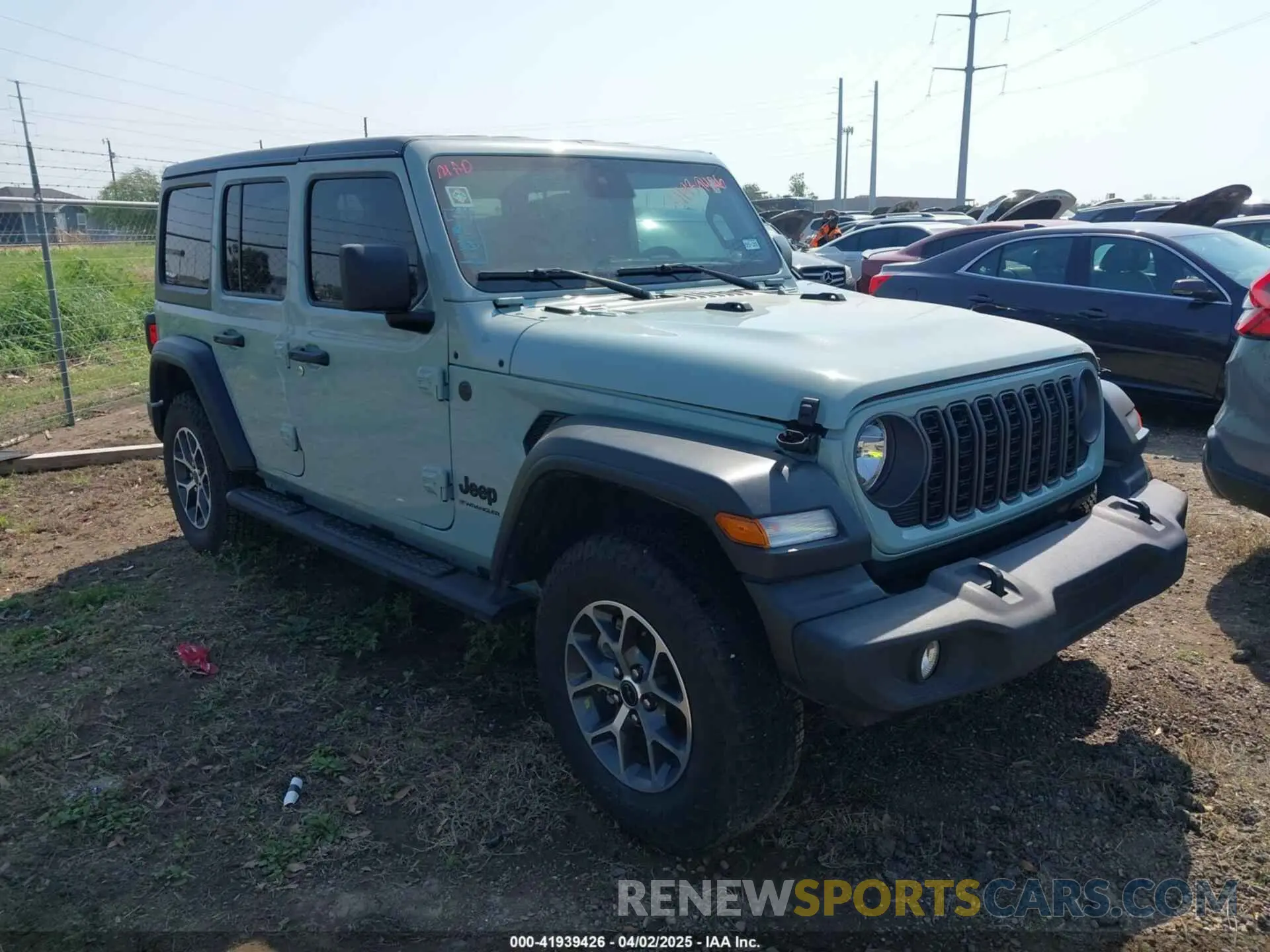 1 Photograph of a damaged car 1C4PJXDG6RW287656 JEEP WRANGLER 2024