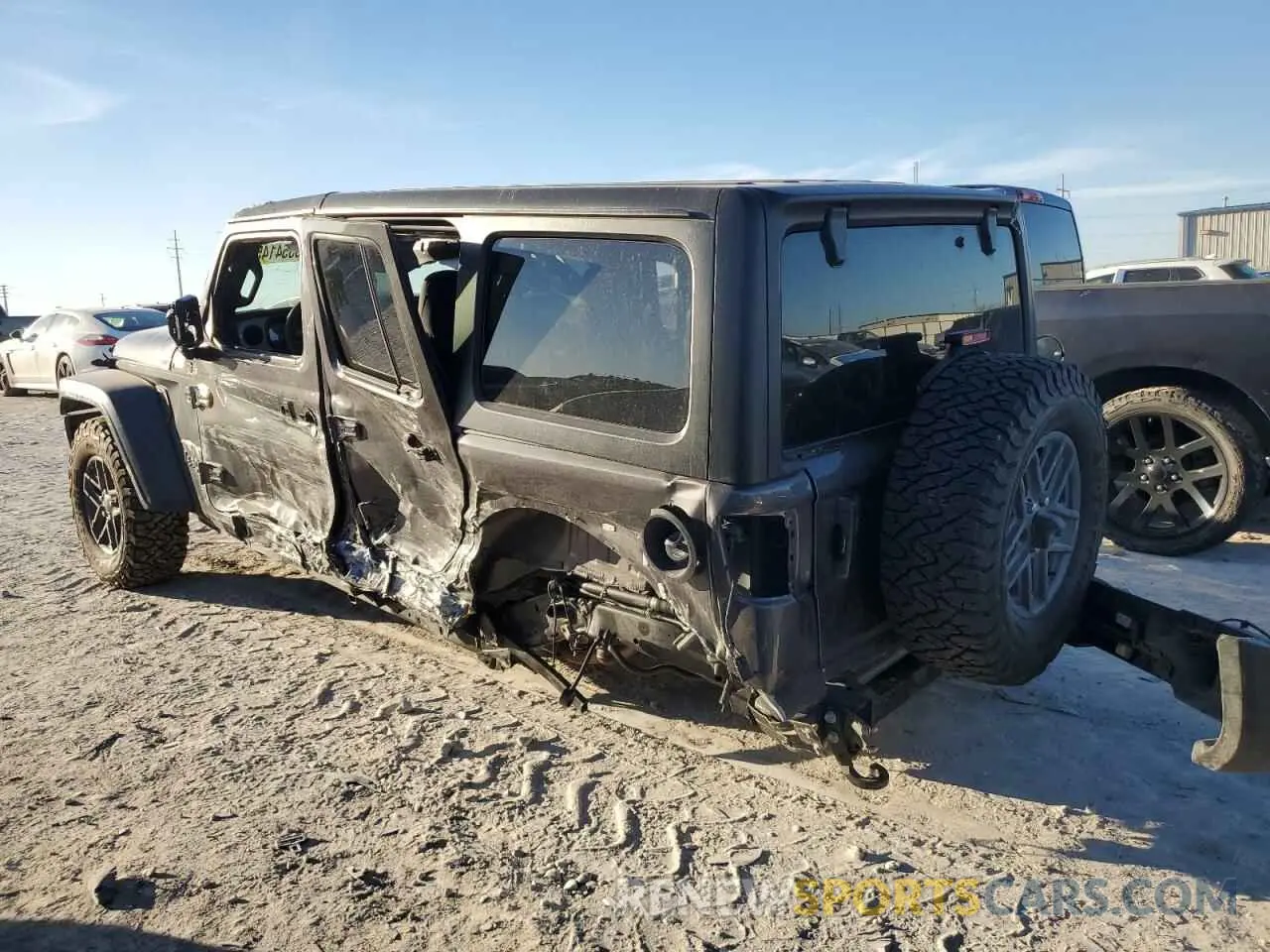 2 Photograph of a damaged car 1C4PJXDG9RW204575 JEEP WRANGLER 2024