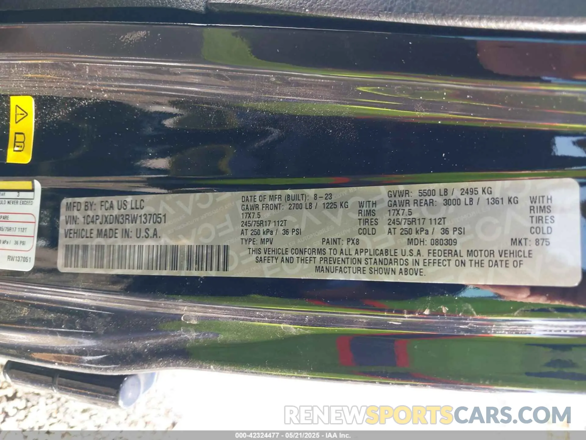 9 Photograph of a damaged car 1C4PJXDN3RW137051 JEEP WRANGLER 2024