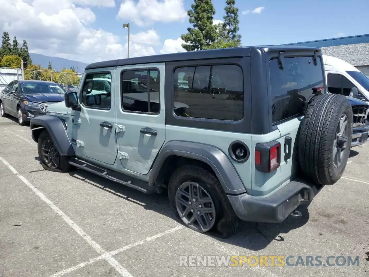 2 Photograph of a damaged car 1C4PJXDN4RW107105 JEEP WRANGLER 2024
