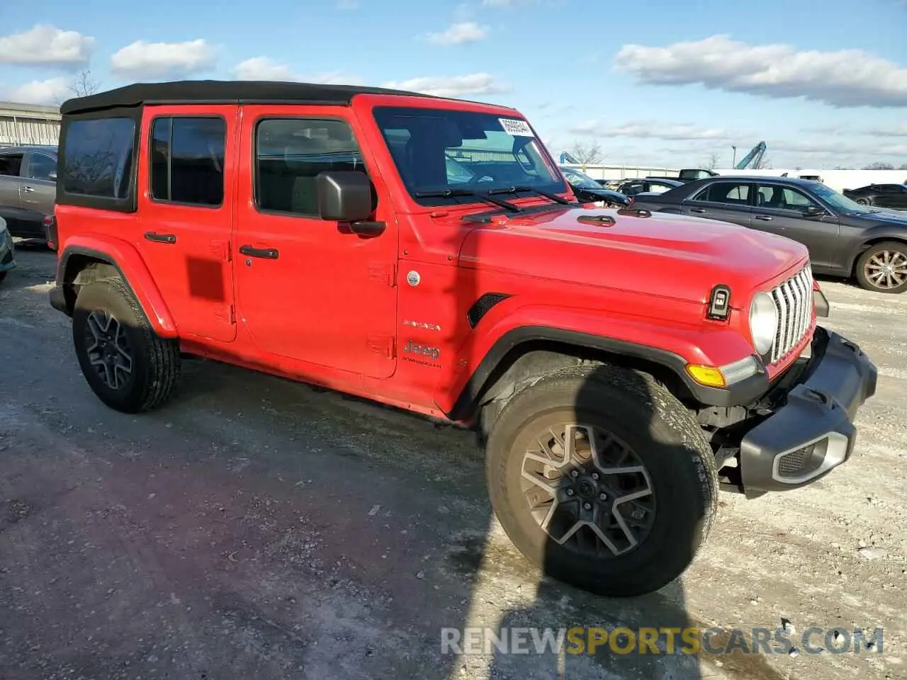4 Photograph of a damaged car 1C4PJXEG9RW236263 JEEP WRANGLER 2024