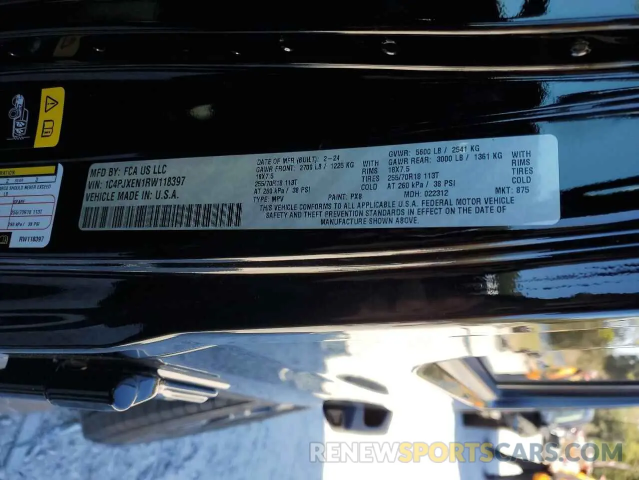15 Фотография поврежденного автомобиля 1C4PJXEN1RW118397 JEEP WRANGLER 2024
