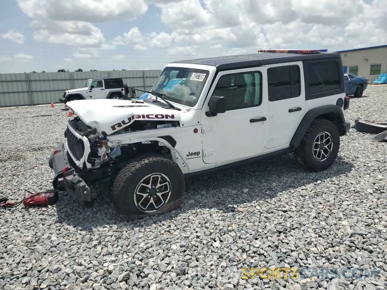 1 Photograph of a damaged car 1C4PJXFG9RW336006 JEEP WRANGLER 2024