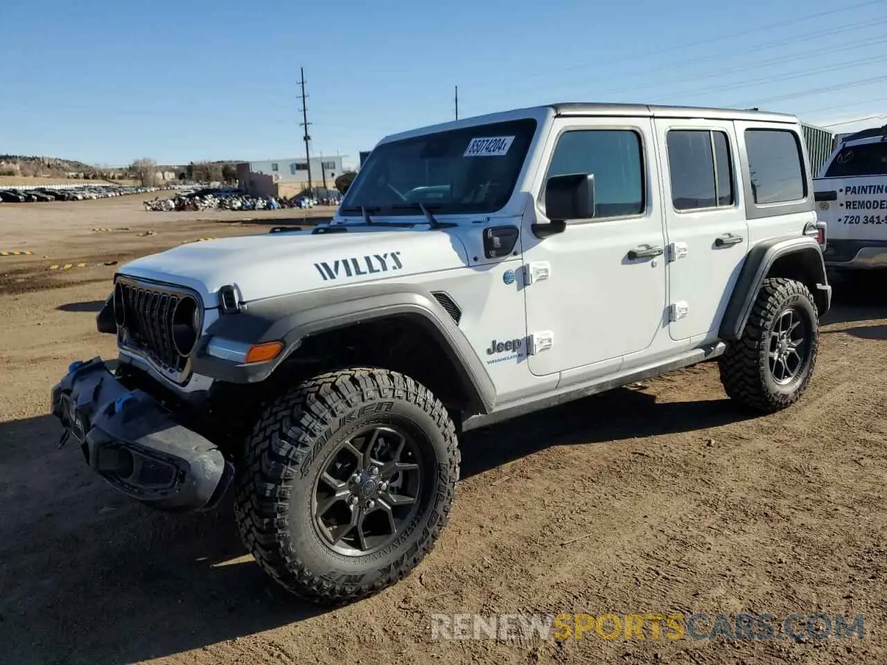 1 Photograph of a damaged car 1C4RJXN60RW262170 JEEP WRANGLER 2024