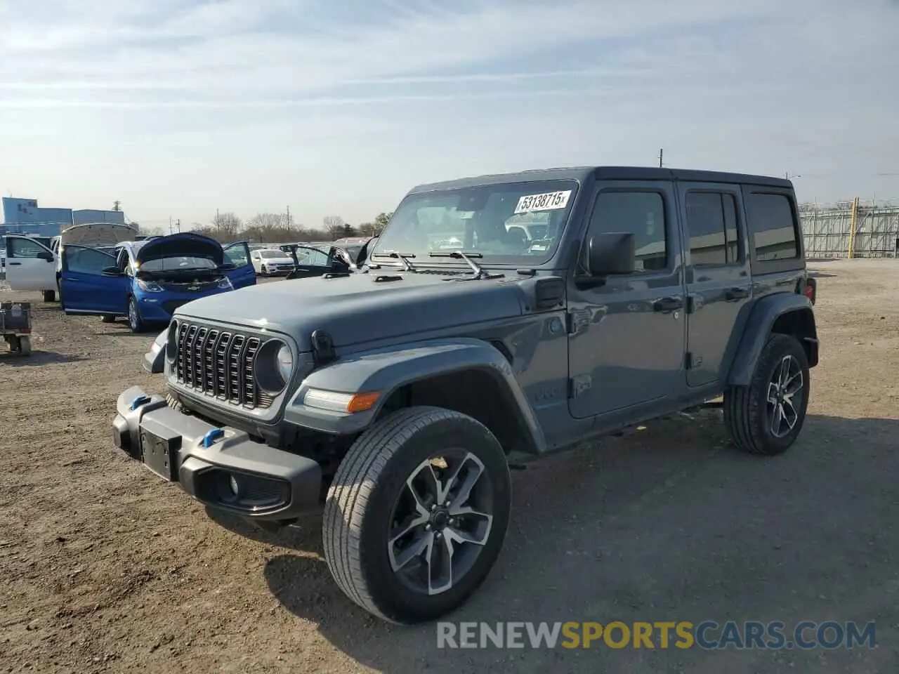 1 Photograph of a damaged car 1C4RJXN61RW147951 JEEP WRANGLER 2024
