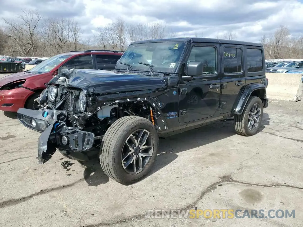 1 Photograph of a damaged car 1C4RJXN61RW294108 JEEP WRANGLER 2024
