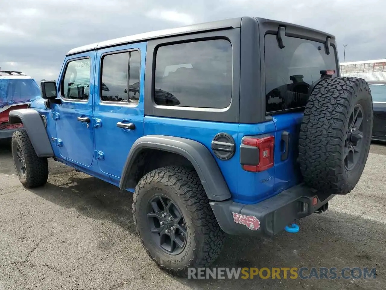 2 Photograph of a damaged car 1C4RJXN67RW145668 JEEP WRANGLER 2024