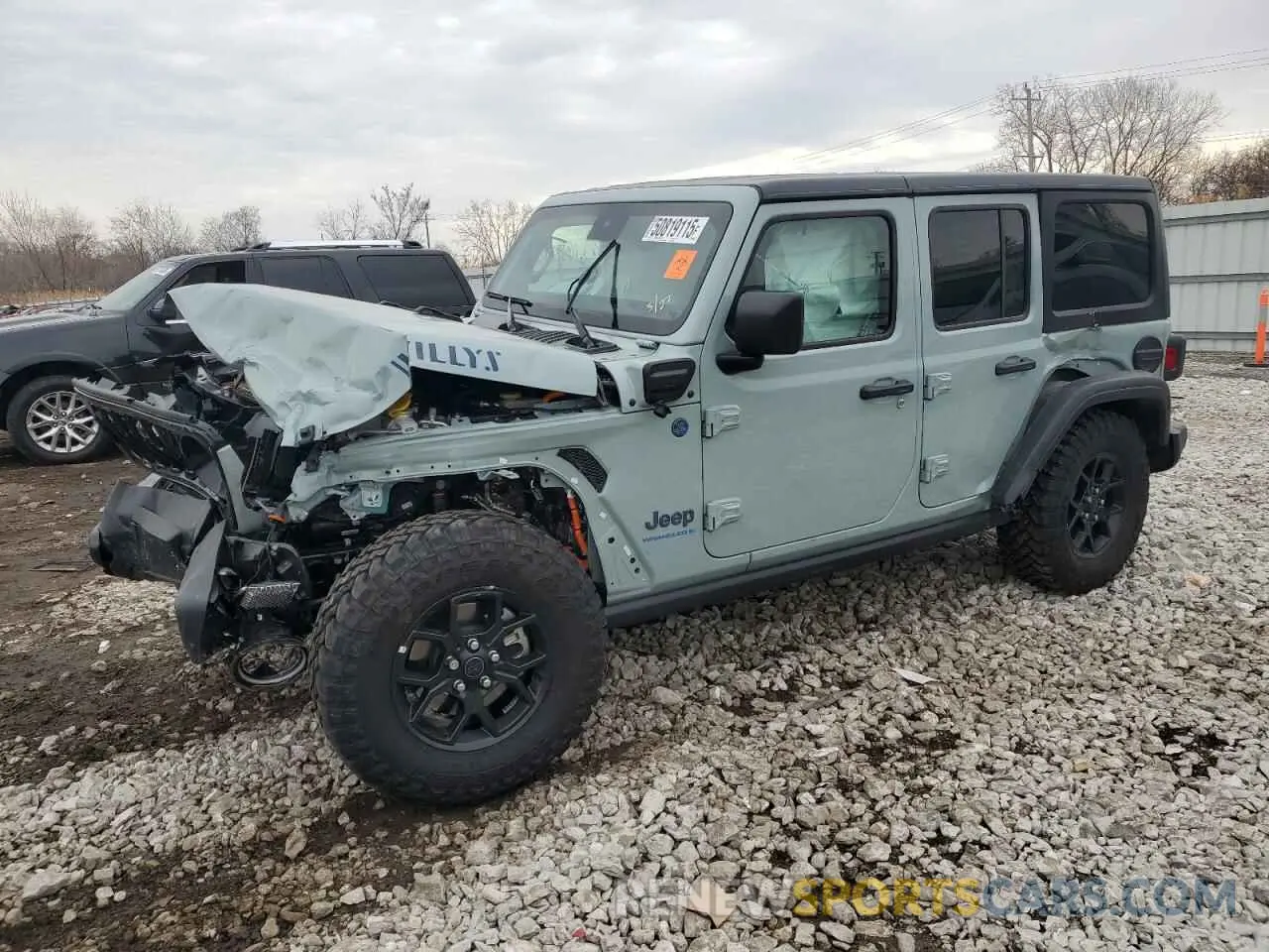 1 Photograph of a damaged car 1C4RJXN68RW217008 JEEP WRANGLER 2024