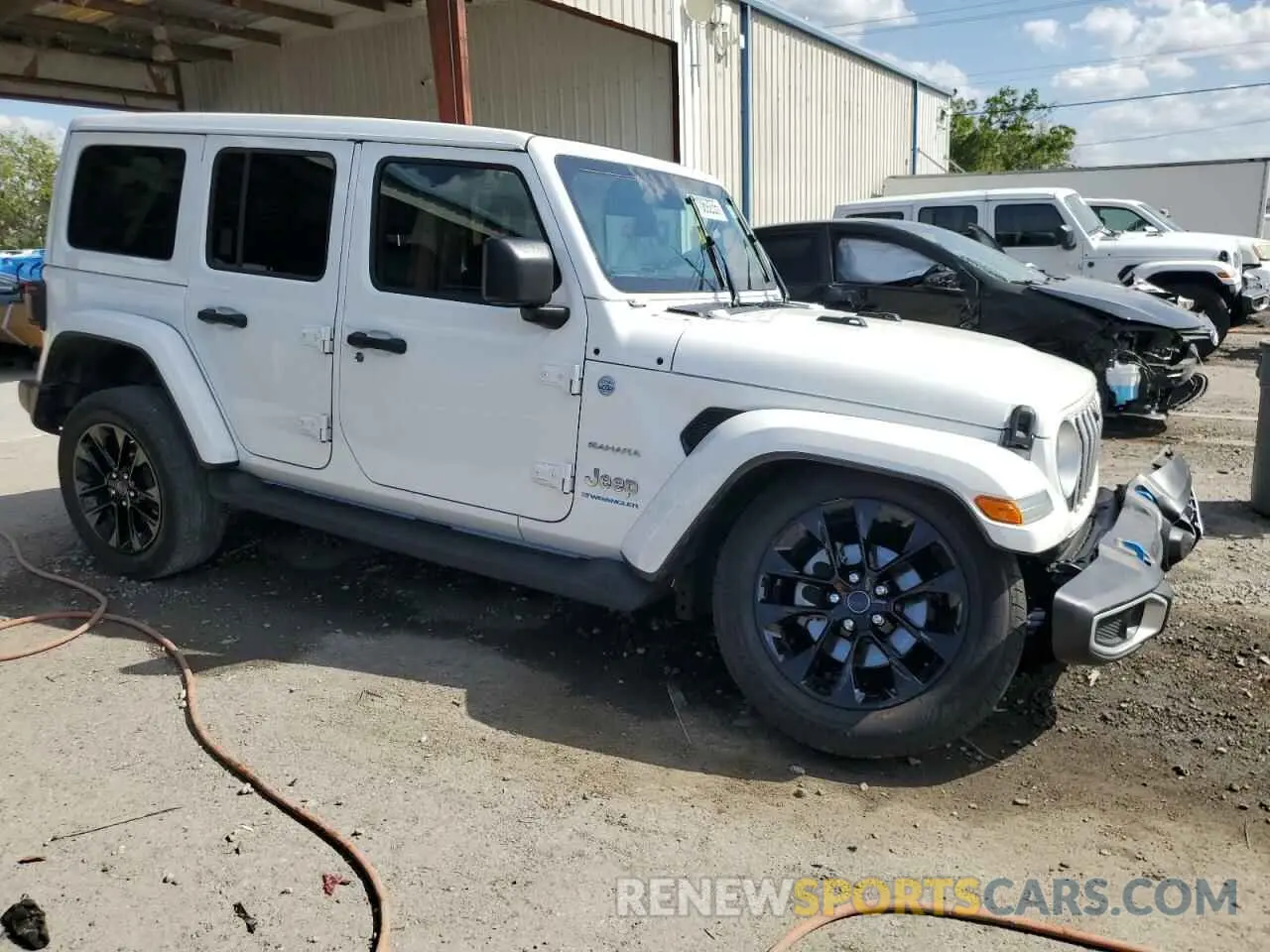 4 Photograph of a damaged car 1C4RJXP65RW237343 JEEP WRANGLER 2024