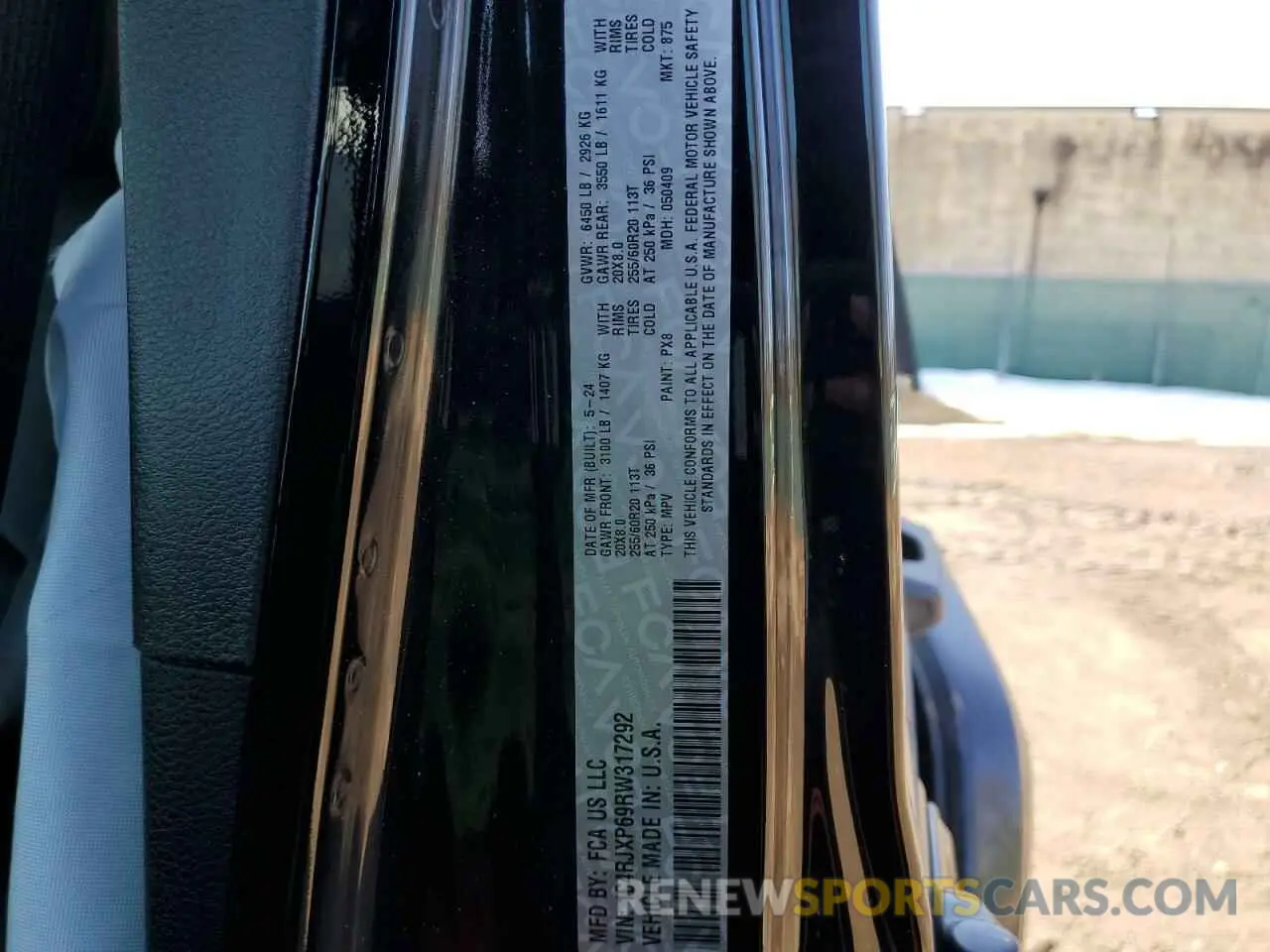 13 Photograph of a damaged car 1C4RJXP69RW317292 JEEP WRANGLER 2024